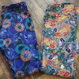 Lularoe Paisley Leggings